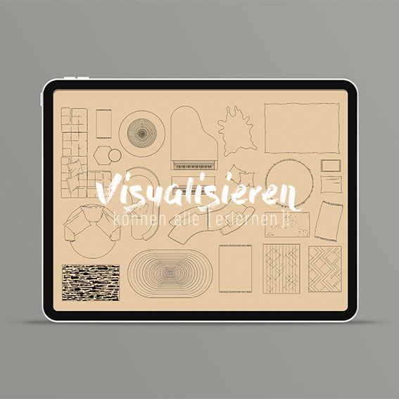 Tablet with empty screen. Tablet mockup on minimal background. M